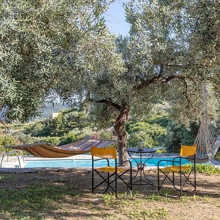 Hilltop Private Gem With Big Garden, Views And Pool Villa Skopelos Town
